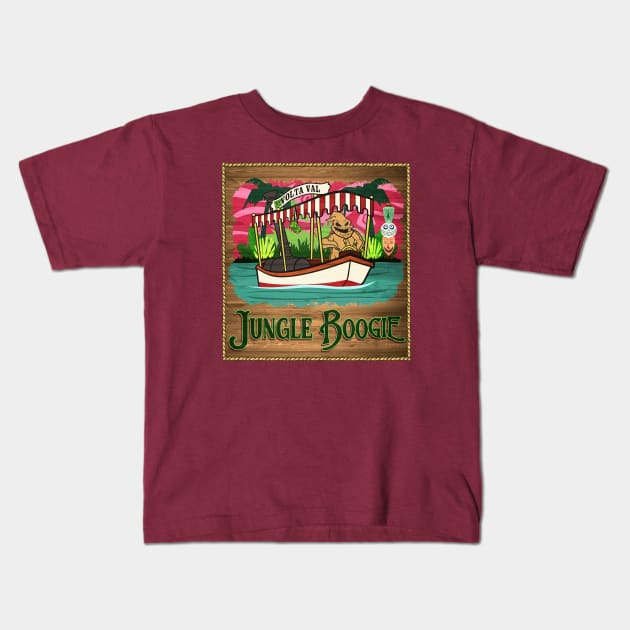 Jungle Boogie Kids T-Shirt by onarolltees